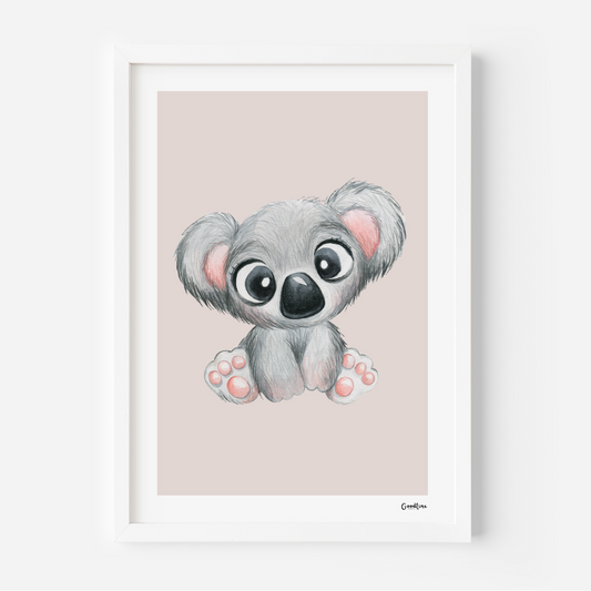 Kunstdruck Koala