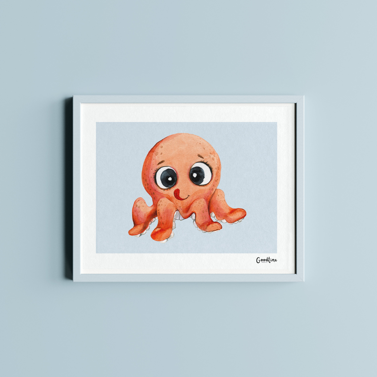 Kunstdruck Oktopus