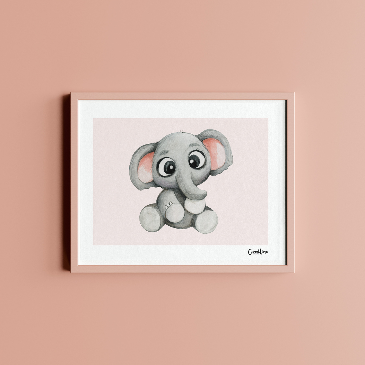 Kunstdruck Elefant