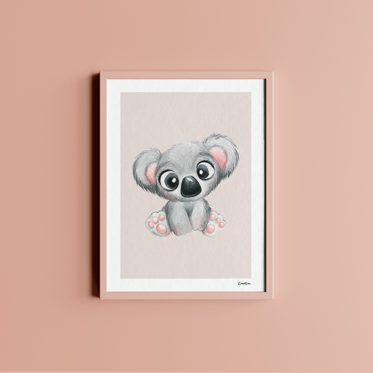 Kunstdruck Koala