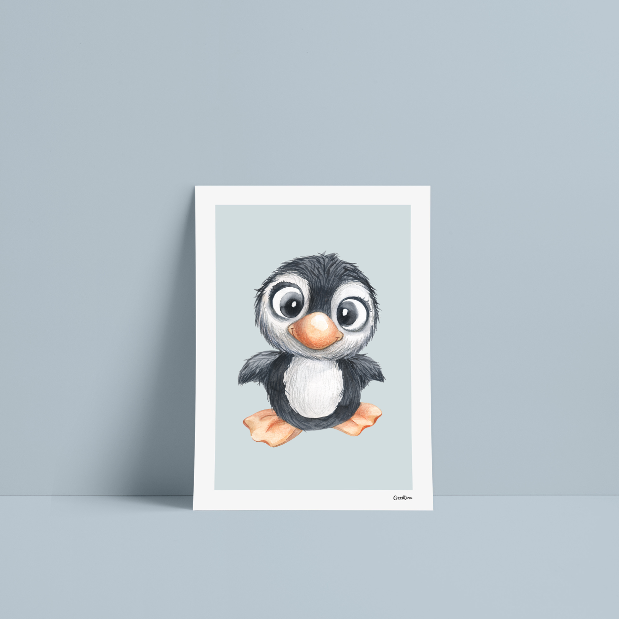 Kunstdruck Pinguin