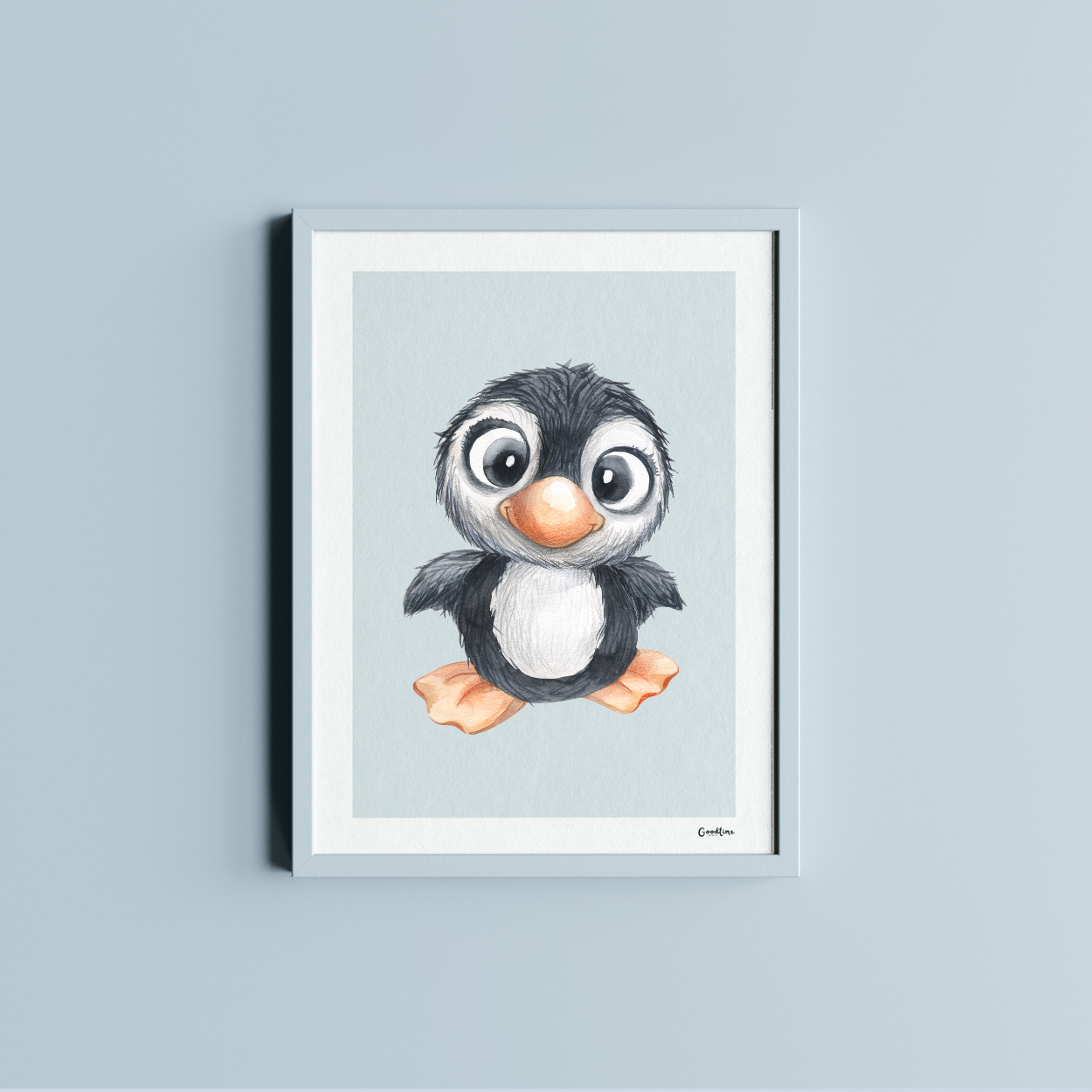 Kunstdruck Pinguin